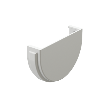 Заглушка желоба, RAL 9003