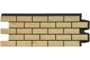 Фасадная панель Grand Line Состаренный кирпич, Design Plus ваниль черный шов