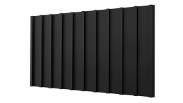 Профнастил С16 1050/1000x0,5 мм, V-MATT RAL 9005