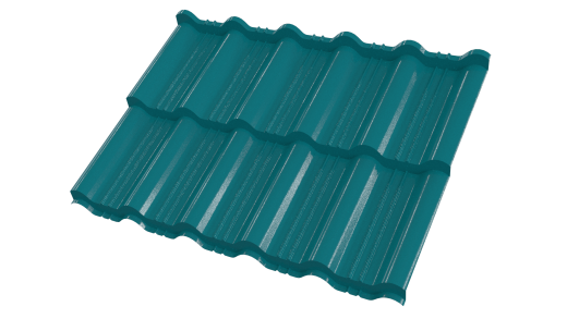 Металлочерепица Энигма 1171/1100x0,45 мм, Полиэстер 5021
