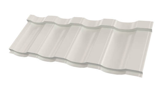 Металлочерепица Панорама 1200/1150x0,45 мм, Полиэстер 9002