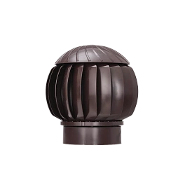 Ротационная вентиляционная турбина Ø160, серия Twister, коричневый