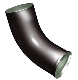 Колено стока, RAL 8017