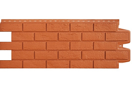 Фасадная панель Grand Line Состаренный кирпич, Classic терракотовый