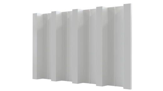 Профнастил Н60 930/860x0,5 мм, Полиэстер RAL 9003