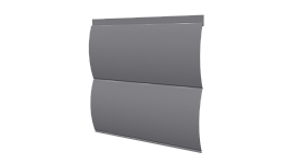 Сайдинг Блок хаус Полиэстер 0,5 мм, RAL 7004