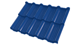 Металлочерепица Энигма 1171/1100x0,5 мм, Полиэстер 5005