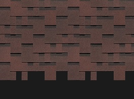 Гибкая черепица Döcke Premium Генуя, Зрелый Каштан