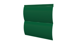 Сайдинг Блок хаус Полиэстер 0,5 мм, RAL 6029