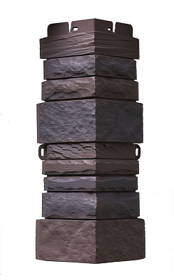 Угол для фасадных панелей Сланец, Design Plus орех