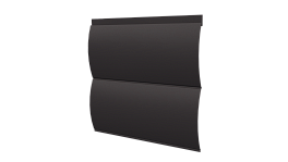 Сайдинг Блок хаус MATT 0,45 мм, RAL 8019