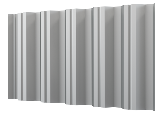 Профнастил НС44 1050/1000x0,7 мм, Оцинкованный