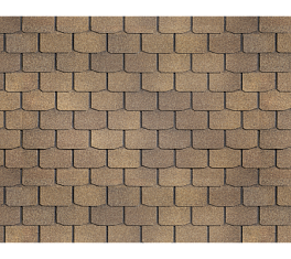 Однослойная черепица Технониколь SHINGLAS, коллекция Классик, Дюна
