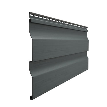 Виниловый сайдинг Döcke Корабельный брус, графит