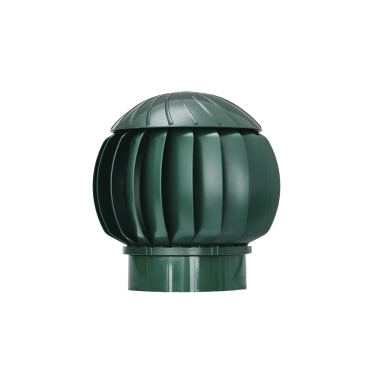 Ротационная вентиляционная турбина Ø160, серия Twister, зеленый