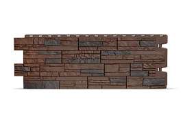 Фасадная панель Döcke Stein, тёмный орех