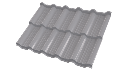 Металлочерепица Энигма 1171/1100x0,45 мм, Полиэстер 7004