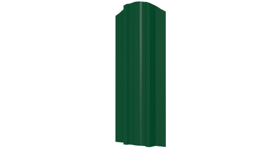 Металлический штакетник Евротрапеция Полиэстер 0,45 мм, RAL 6029