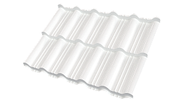 Металлочерепица Энигма 1171/1100x0,45 мм, Полиэстер 9003