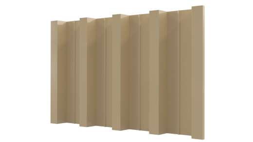 Профнастил Н60 930/860x0,5 мм, Полиэстер RAL 1014