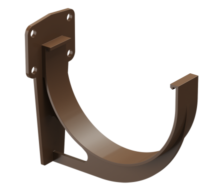 Кронштейн желоба ПВХ, RAL 8017