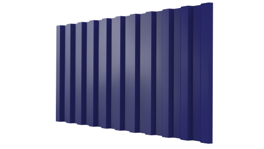 Профнастил НС21 1065/1010x0,4 мм, Полиэстер RAL 5002