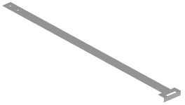 Усилитель крепления желоба 0,7 м, 7004