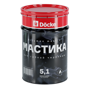 Мастика Döcke, Ведёрко 5,1 кг
