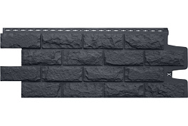 Фасадная панель Grand Line Колотый камень, Classic графит