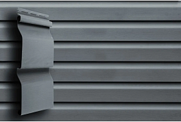 Виниловый сайдинг Grand Line Корабельная доска, Premium Acryl графит