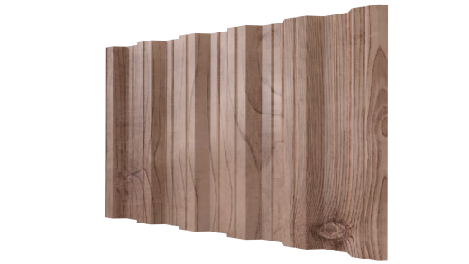 Профнастил НС35 1055/1000x0,45 мм, Printech Дуб графит