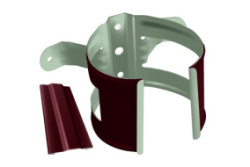 Кронштейн трубы на дерево