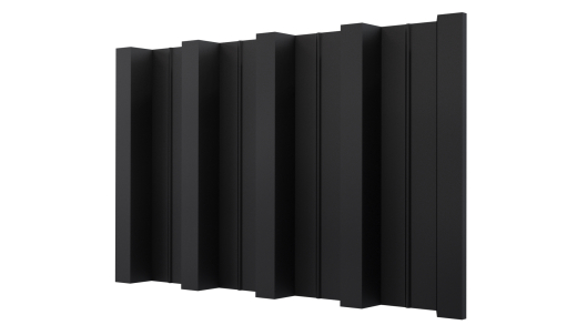 Профнастил Н60 930/860x0,5 мм, V-MATT RAL 9005