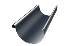 Желоб полукруглый 3 м, RAL 7024