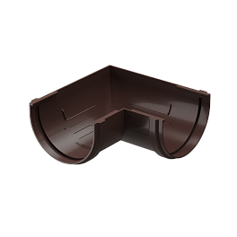 Угловой элемент желоба 90°, RAL 8019