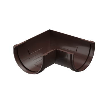 Угловой элемент желоба 90°, RAL 8019