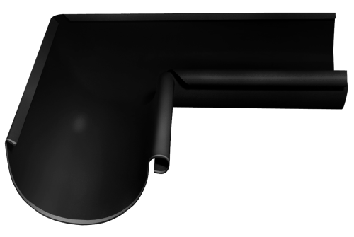 Угол желоба внутренний 90⁰, RAL 9005/9005