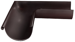 Угол желоба внешний 90⁰, RAL 8017