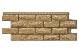 Фасадная панель Grand Line Колотый камень, Design (шов 7006) песочный