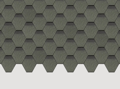 Гибкая черепица Döcke Standard Сота, Зеленый