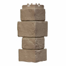 Угол для фасадных панелей Крупный камень, Design Plus какао