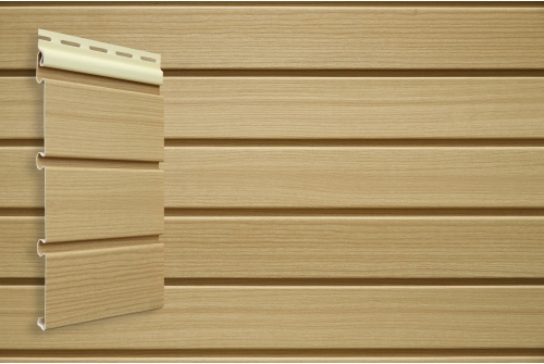 Виниловый сайдинг Grand Line Архитектурный планкен, Design Tundra клен