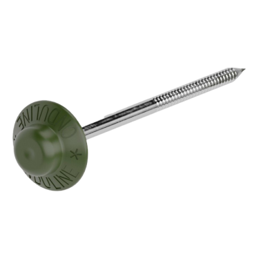 Гвозди с литыми шляпками 75 мм, Зеленый