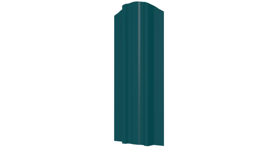 Металлический штакетник Евротрапеция Полиэстер 0,45 мм, RAL 5021