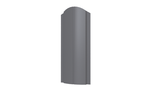 Металлический штакетник Европланка Полиэстер 0,45 мм, RAL 7004