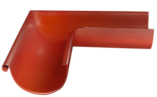 Угол желоба внешний 90⁰, RAL 8004