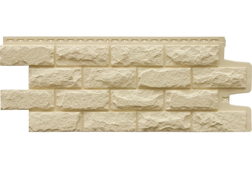 Фасадная панель Grand Line Колотый камень, Classic бежевый