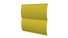 Сайдинг Блок хаус Полиэстер 0,45 мм, RAL 1018