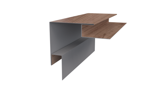 Планка угла наружного сложная 75x75x2000 мм, Printech