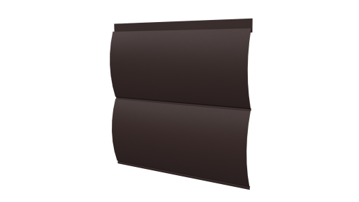 Сайдинг Блок хаус MATT 0,45 мм, RAL 8017